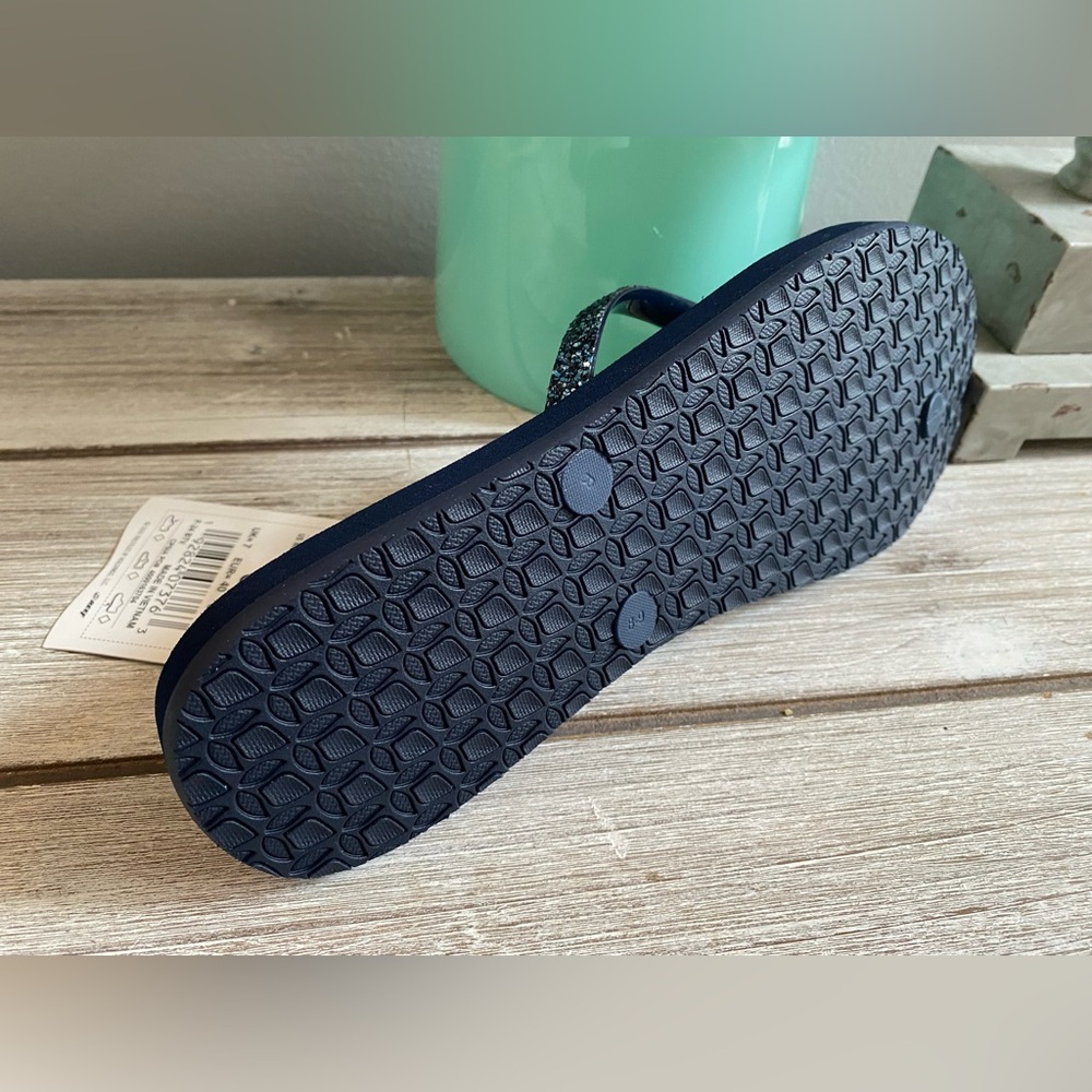 Reef Stargazer Flip-Flops ✨ Mermaid Size 9 | dark navy blue + sparkles - Picture 5 of 11